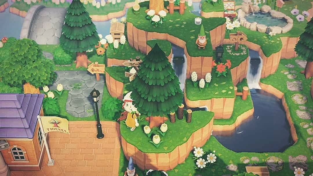 chaotic grub on Instagram: “Finished terraforming this area this morning and I missed daisy mae cos my pockets were too full of flowers and trees and I ran out of time…”