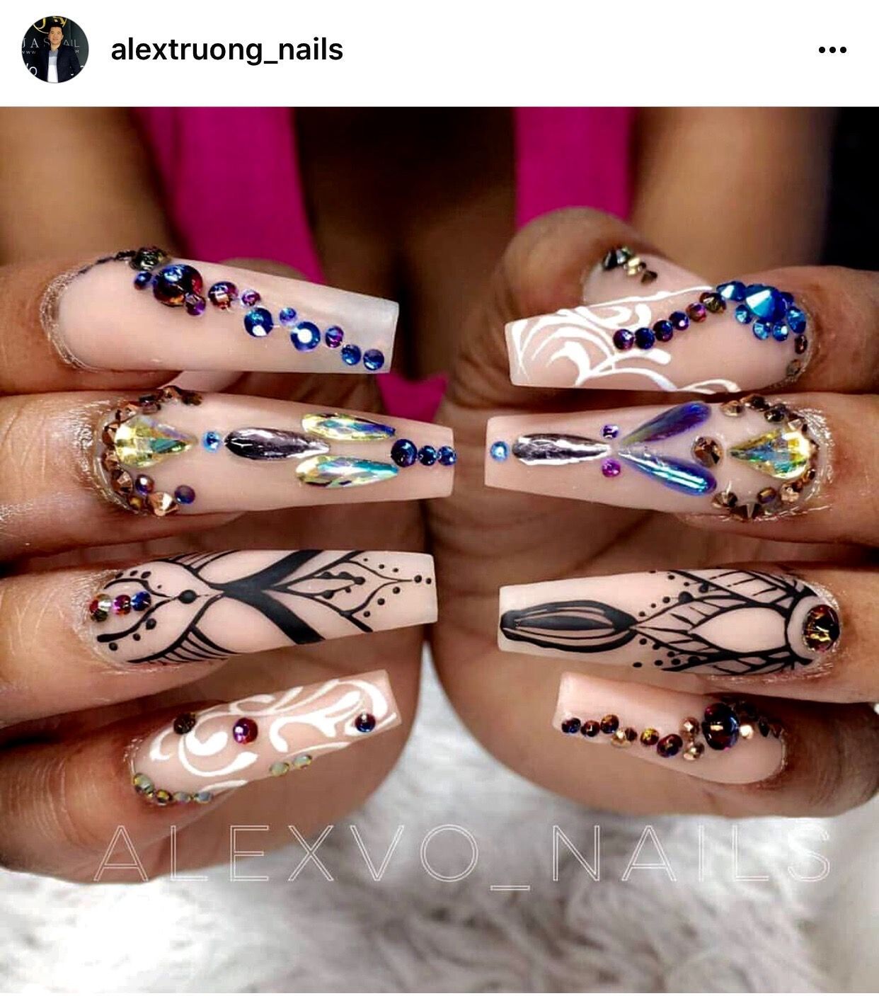 Pinterest photo - coffin #nails #nailscoffin #coffinnails | Nails, How