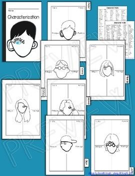 Wonder, by R.J. Palacio: Interactive Notebook Characteriza | Teaching ... Wonder Rj Palacio Characters