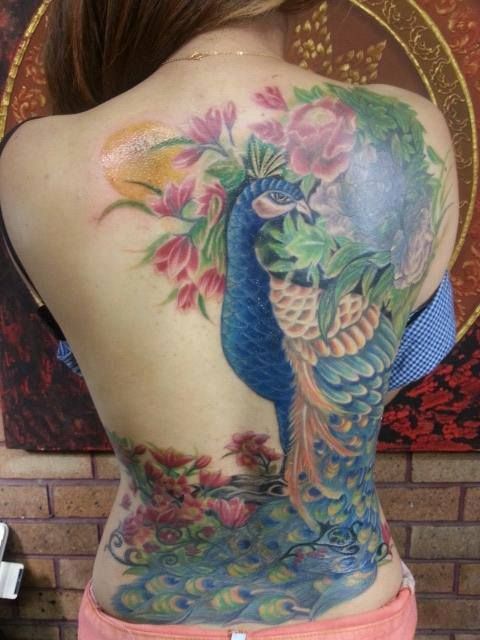 Peacocktattoo Tattoo Artisttattoo Tattoothailand Tattoochiangmai Best Sure Tattoo Bangkapi Bangkok Please Make An Appointment In Advance ไอเด ยรอยส ก