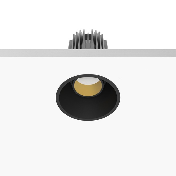 Flos Architectural Decofix Round 1L AN 09.3110.14 Zwart in ...