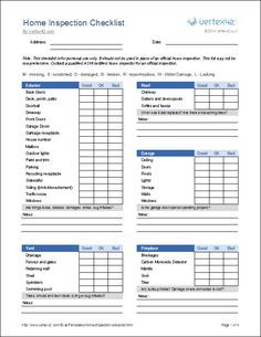 download the home inspection checklist from vertex42 com this is a professional home inspection checklist