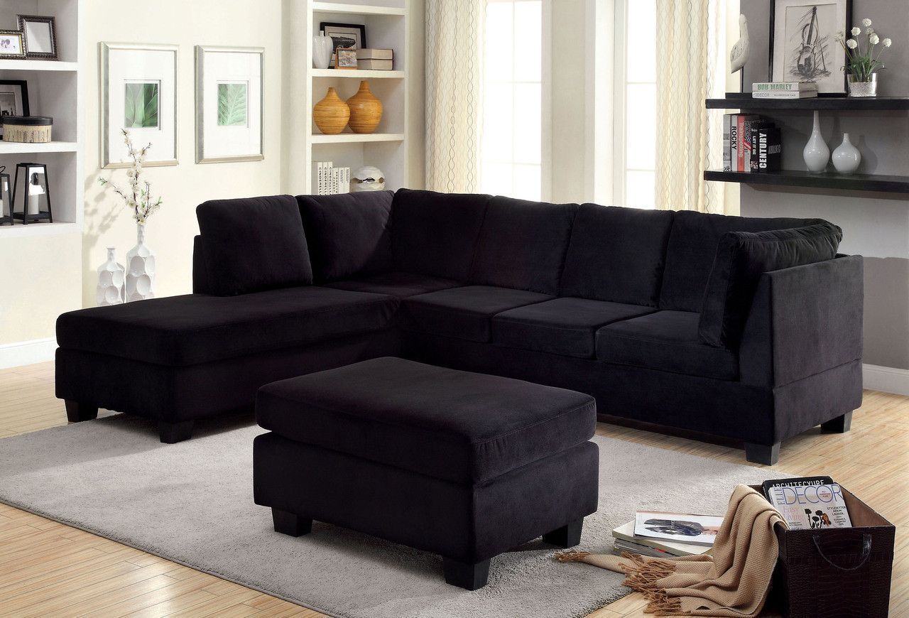 Sectional Sofa Lomma Collection Cm6316upholstered In Plush Yet Sectional Sofa Lomma Collection Cm6316upholstered In Plush Yet Durable flannelette This Modern Off Ers Long Lasting Quality And Style Contemporary