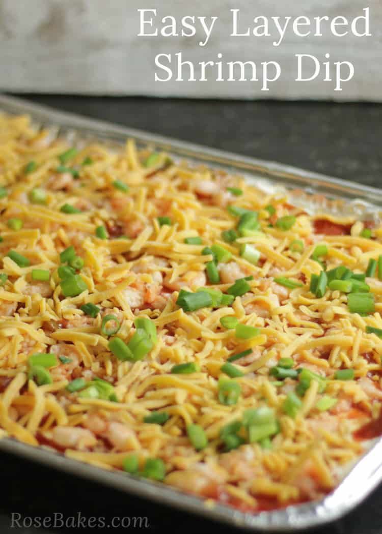 Easy Layered Shrimp Dip Seafood Appetizers, Appetizer Dips, Yummy Appetizers, Appetizers For Party, Seafood Recipes, Appetizer Recipes, Cooking Recipes, Scampi, Cold Shrimp Dip Recipe