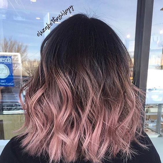 20 Rose Gold Balayage Inspiration for You #goldeyeliner