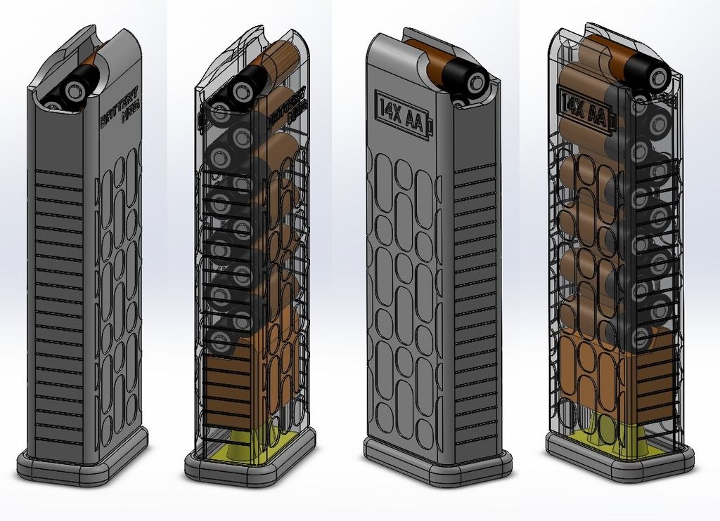BatteryMag 14x AA Dispenser by guido666 3d Printer Designs 3d batterymag-14x-aa-dispenser-by-guido666-3d-printer-designs-3d