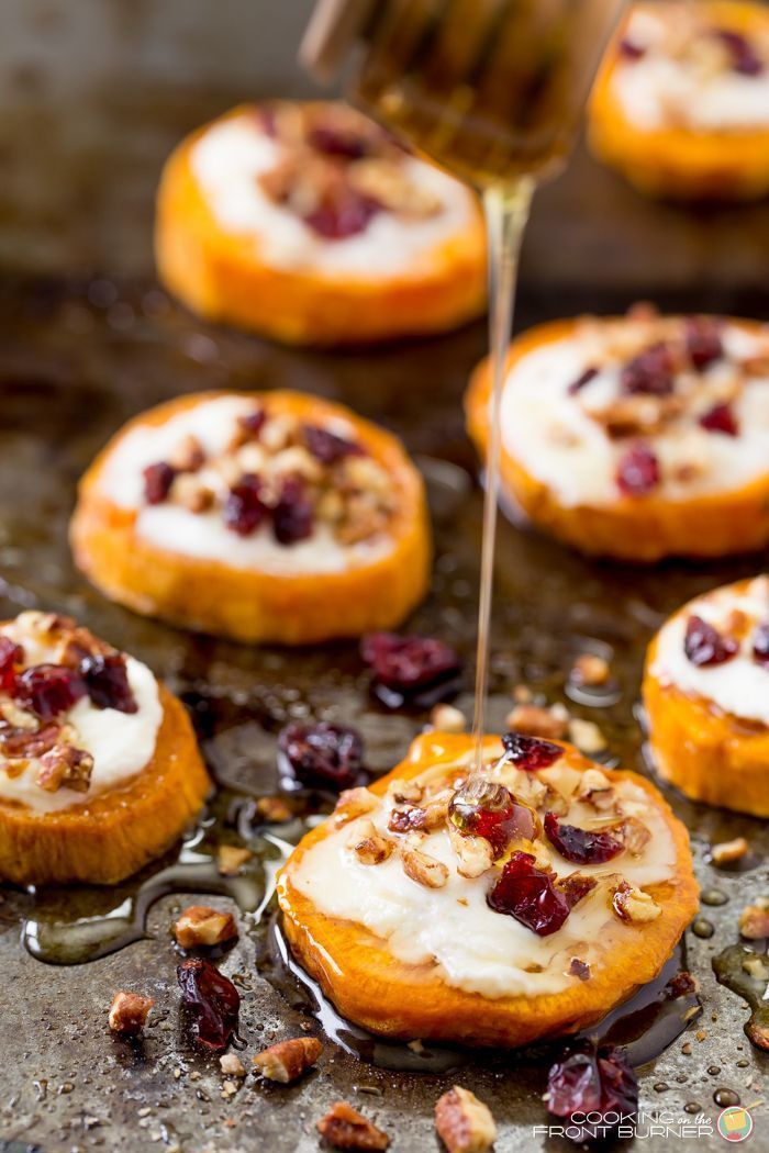 Sweet Potato Goat Cheese Appetizer