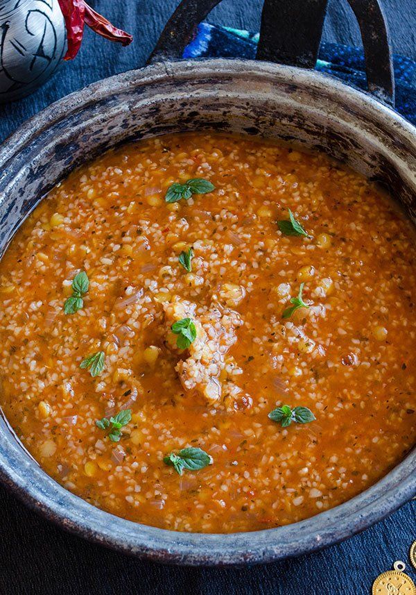 Lentil and Bulgur Soup Bulgur, Noodles, Polenta Lentil and Bulgur Soup Bulgur, Noodles, Polenta