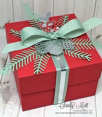 a trio of christmas boxes and a tutorial to make custom sized boxes a trio of christmas boxes and a tutorial to make custom sized boxes created by sandy mott the scrap n stamp shop