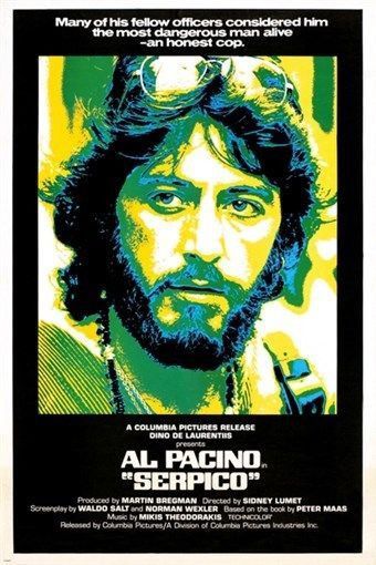 serpico CLASSIC MOVIE POSTER al pacino COP DRAMA collectors unique