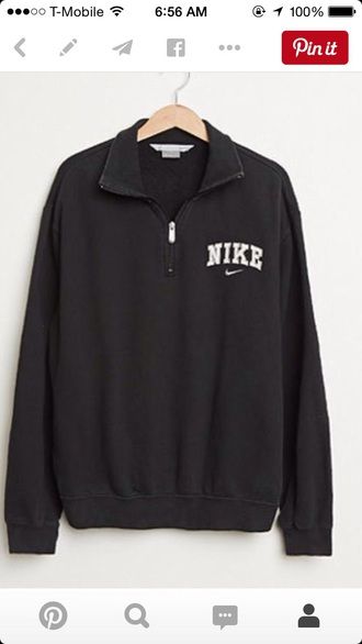 nike half zip sweater