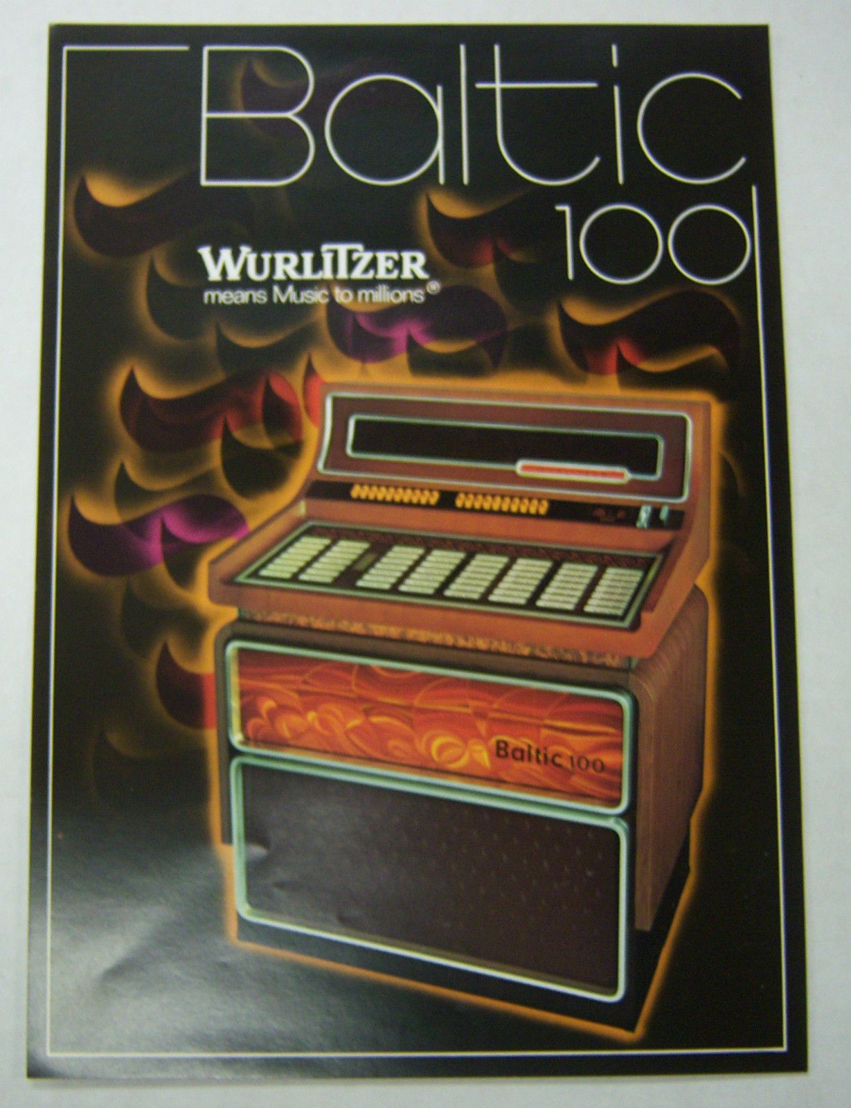 Wurlitzer+Jukebox+Price+Guide | ... 1970s Jukebox Advertising Brochure for