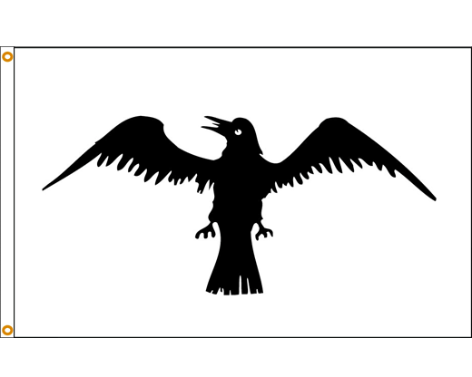 3x5 Red Black Raven Viking Oden Flag Banner 3x5 Red Black Raven Viking Oden Flag Banner