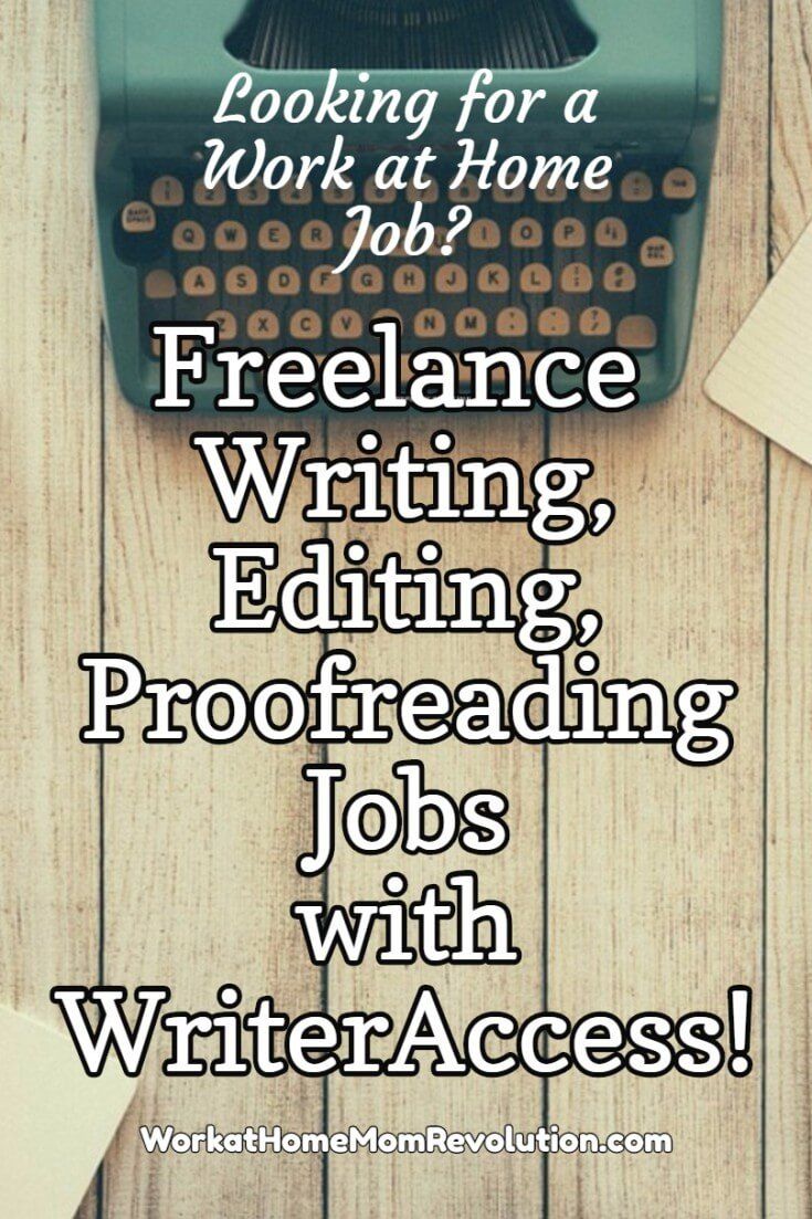 proofreading writing jobs from home