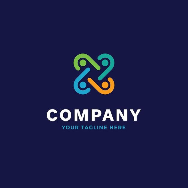 Flat Design, Logo Design, Teamwork Logo, Family Logo, Hand Logo, Group Work, Logo Collection, Logo Templates, Graphic Resources