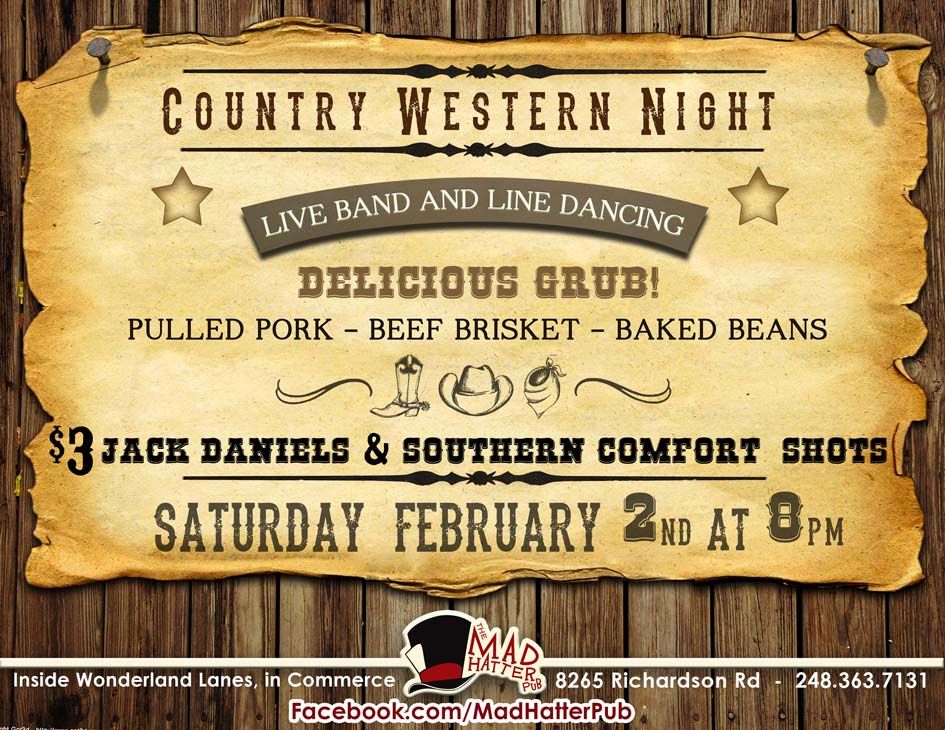 cartaz country pinterest western flyers band