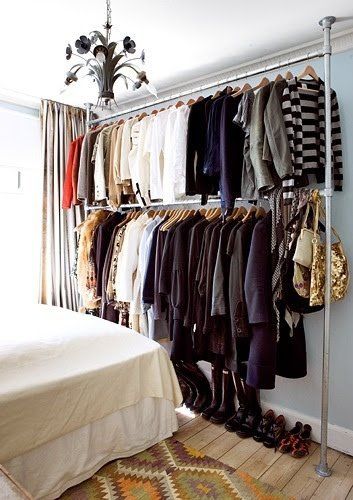 10 Formas Prácticas De Crear Un Pequeño Armario Cuando No Tienes Clóset Mujer De 10 Guía Real Para La Mujer Actual Entérate Ya Diseño De Armario Para Dormitorio Colgadores De