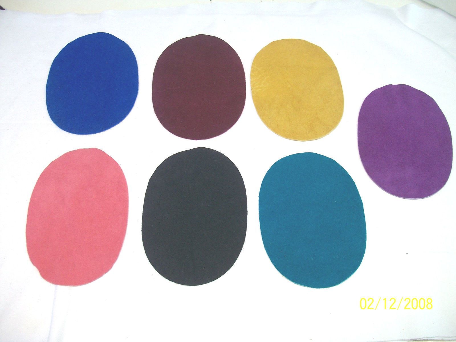 LARGE = 7/'/' BY 5/'/' MADE IN THE USA REAL DEERSKIN SUEDE ELBOW PATCHES