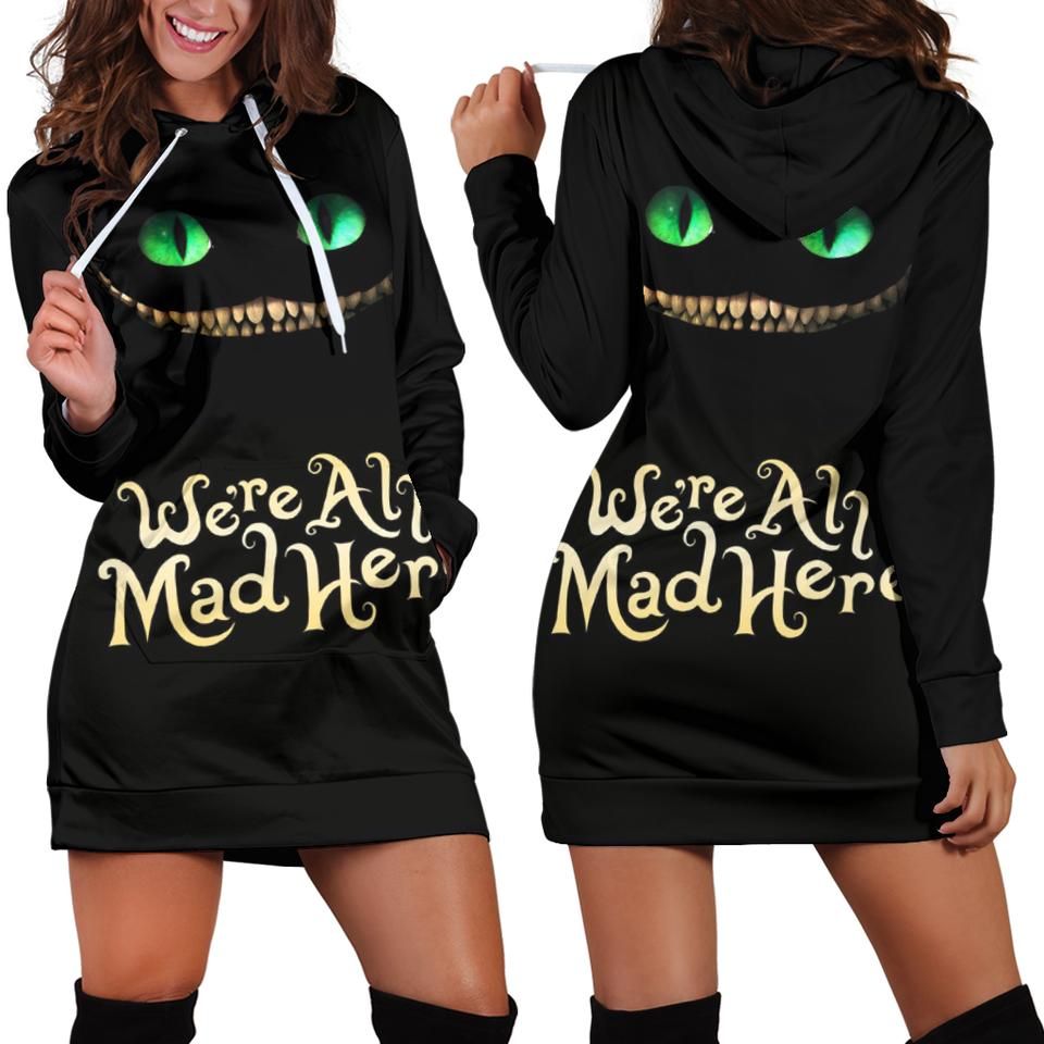 Cheshire Cat Alice In Wonderland Hoodie Dress in 2020 | Hoodie dress