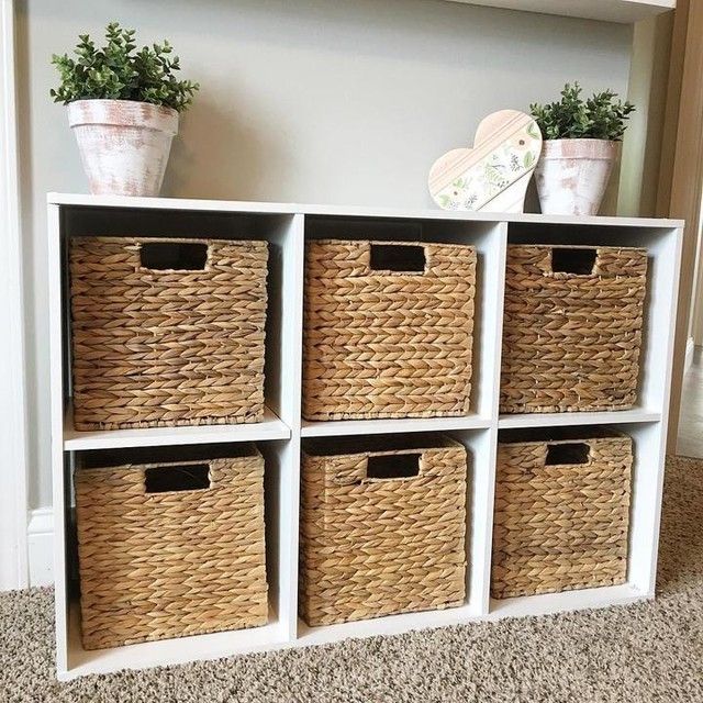 Water Hyacinth Storage Cubes with Handles Water Hyacinth Storage Cubes with Handles