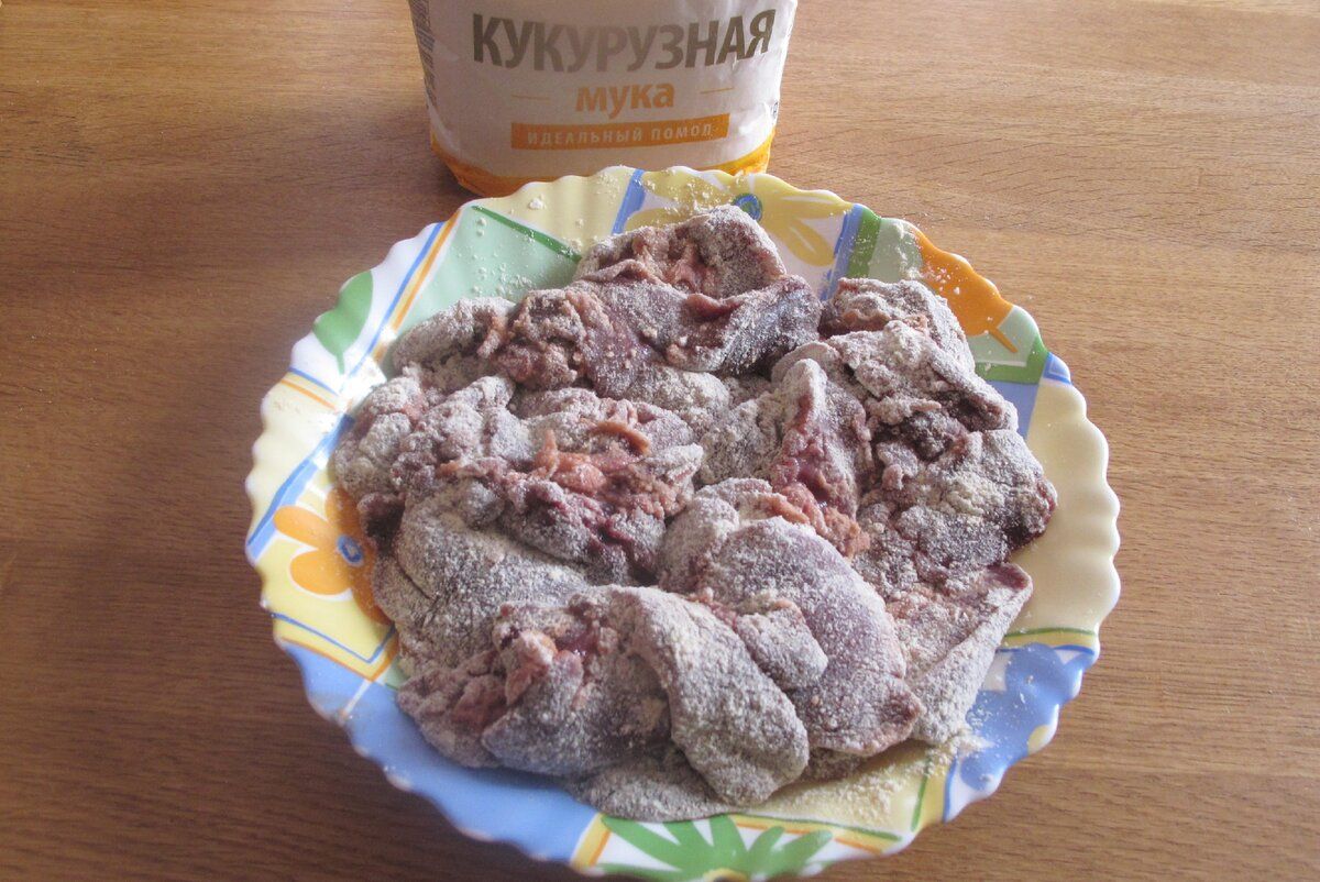 Печень кусками жареная на сковороде - CoffeePapa.ru