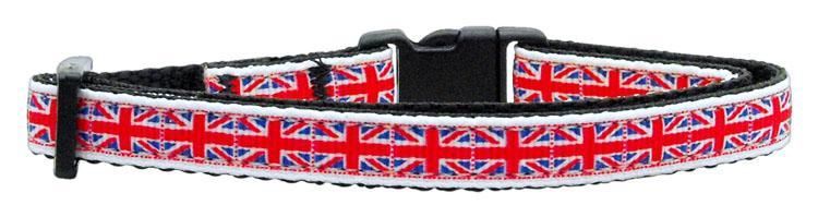 Union Jack Uk Flag Design Cat Safety Collar Made In Usa Cat