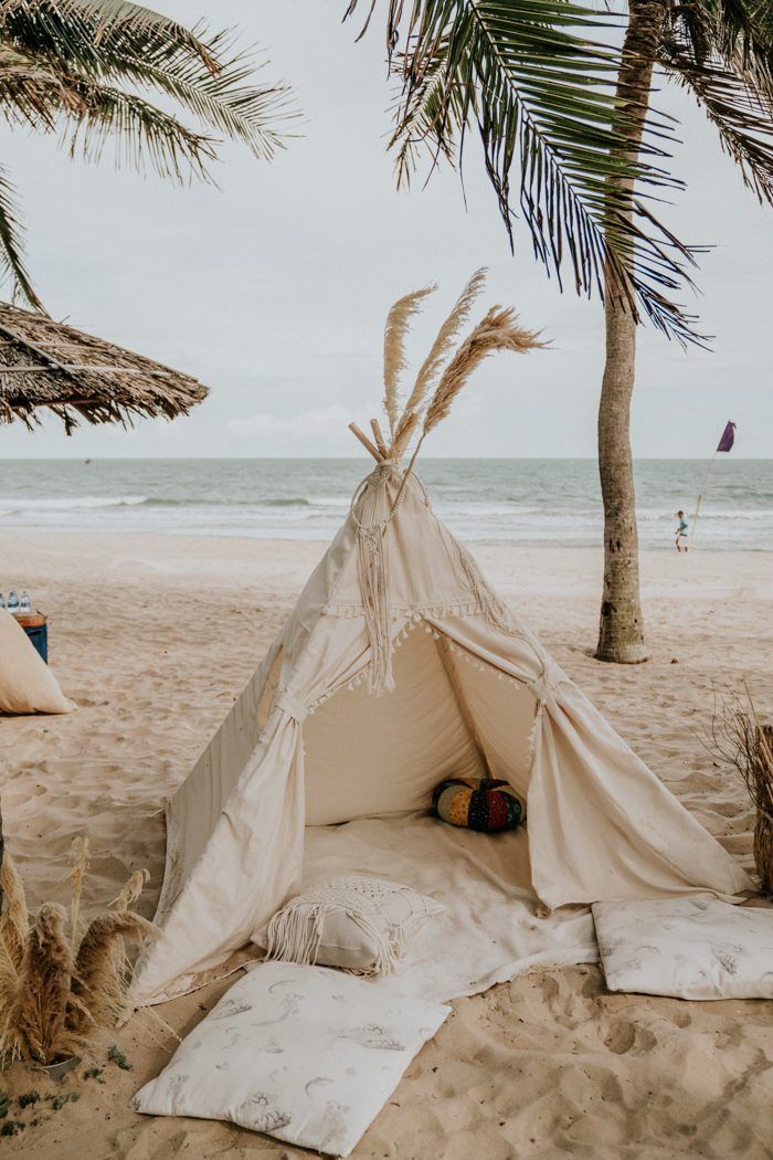 This Beachy Boho Wedding at Sanctuary Ho Tram is Like a Royal Mermaid