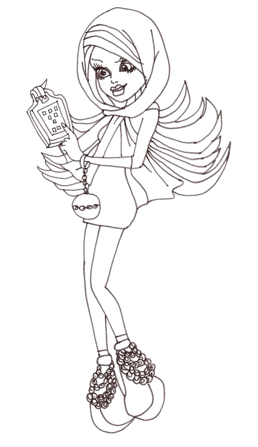 Download Activity Spectra Vondergeist Monster High Coloring Pages | See