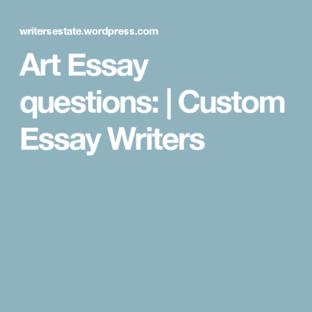 essay questions for art