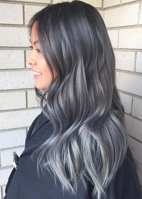 75 Ombre Hair Color For Grey Silver Koees Blog Grey ombre hair