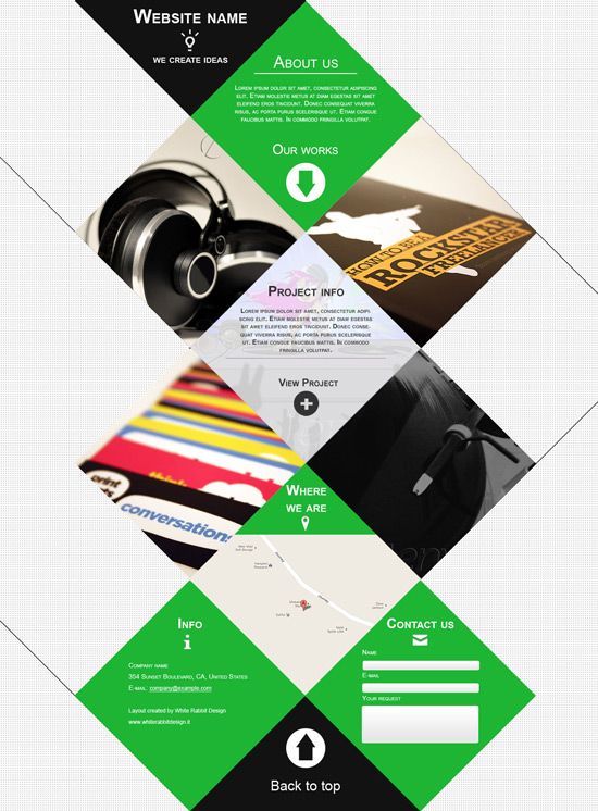 portfolio design layout