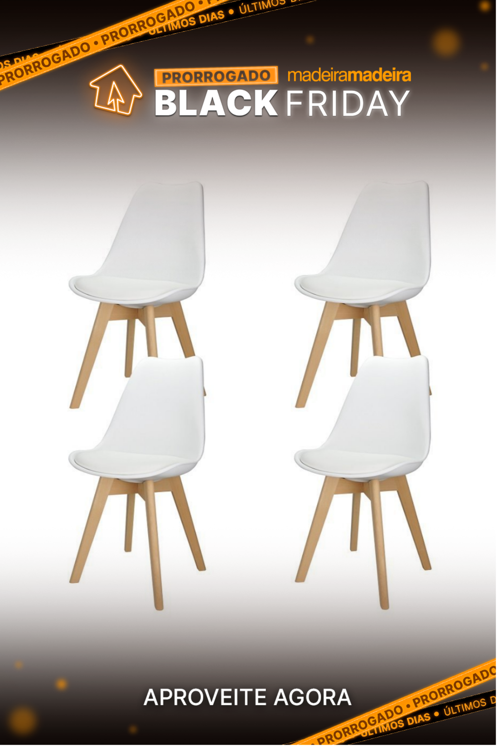 Ei, sabia que na MadeiraMadeira você pode comprar pelo Whatsapp? Mande uma mensagem que nossos consultores vão te ajudar na compra :) Design Wood, E Design, Eames Chair, Dining Chairs, Furniture, Home Decor, Products, Daybed Room, Dining Room