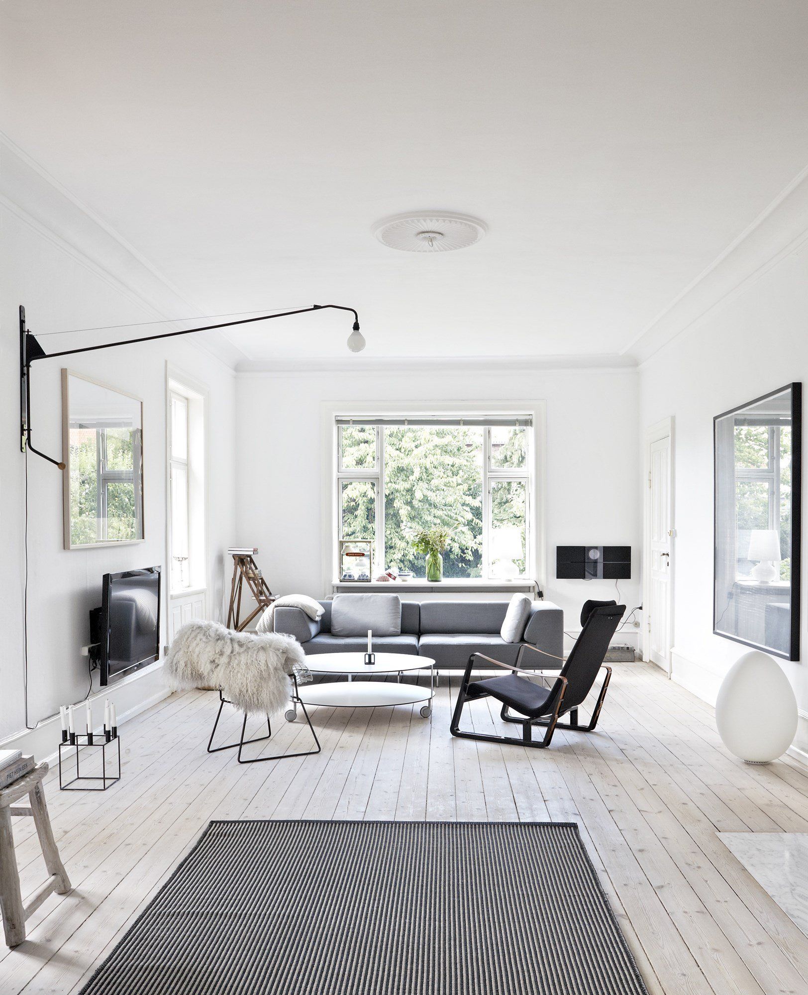 herskapelig Bo-bedre.no | living room, Home living room, Interior