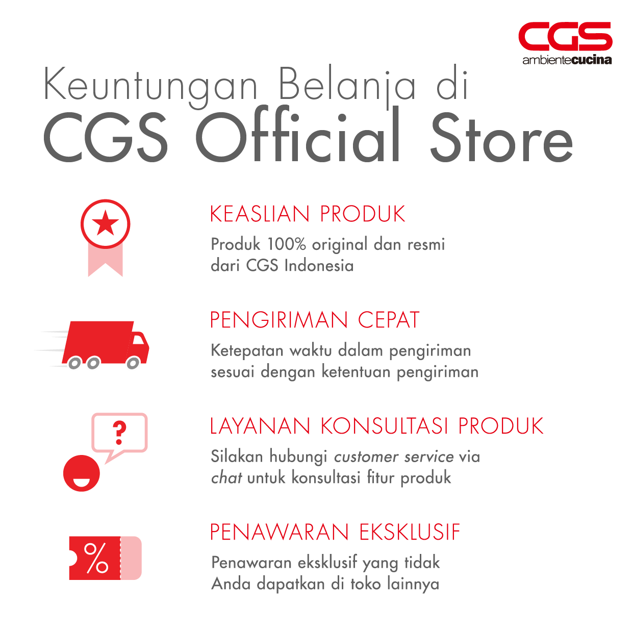 Keuntungan Belanja di CGS Official Store in 2020 | Official store