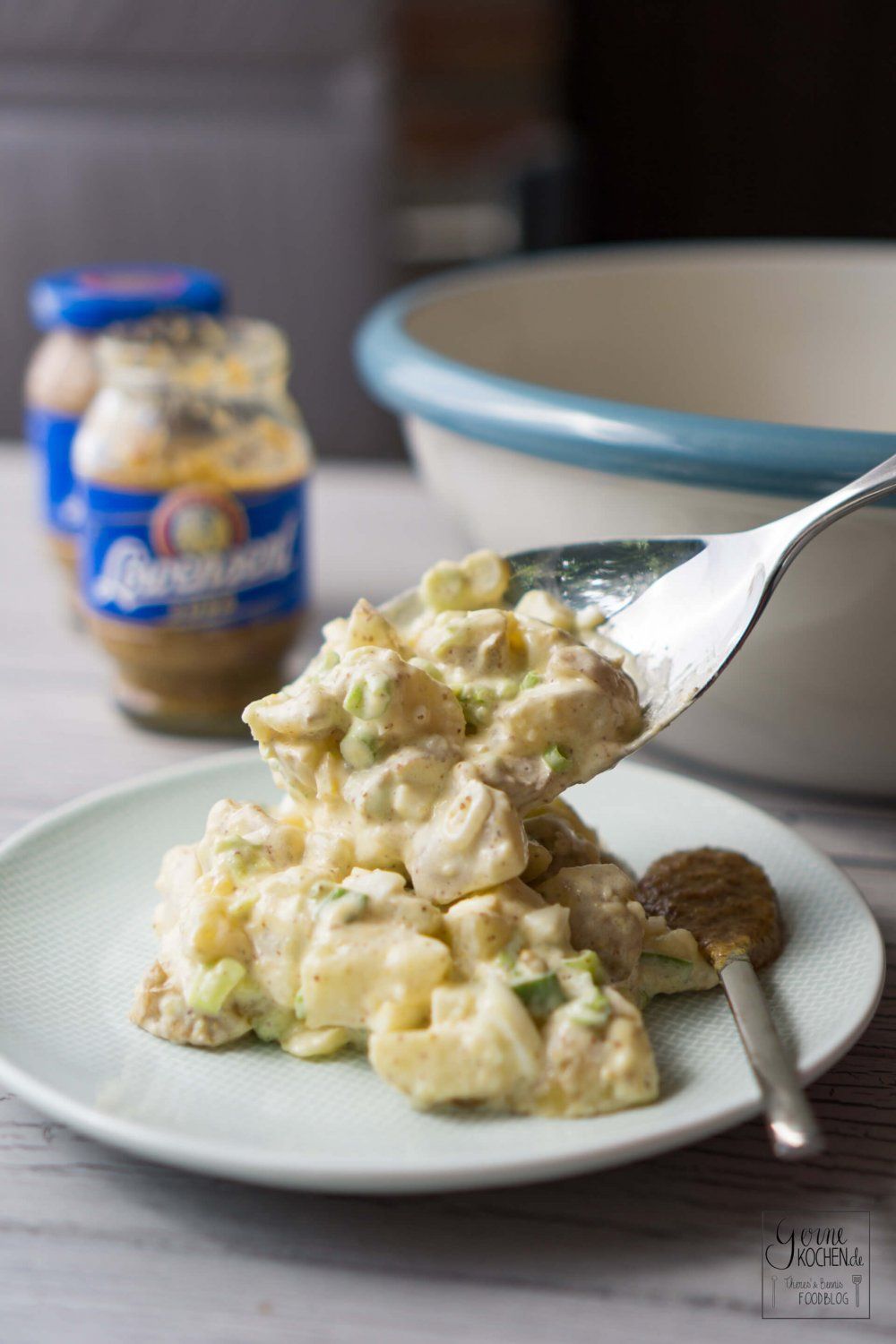 Rezept: Kartoffelsalat mit süßem Senf - gernekochen.de