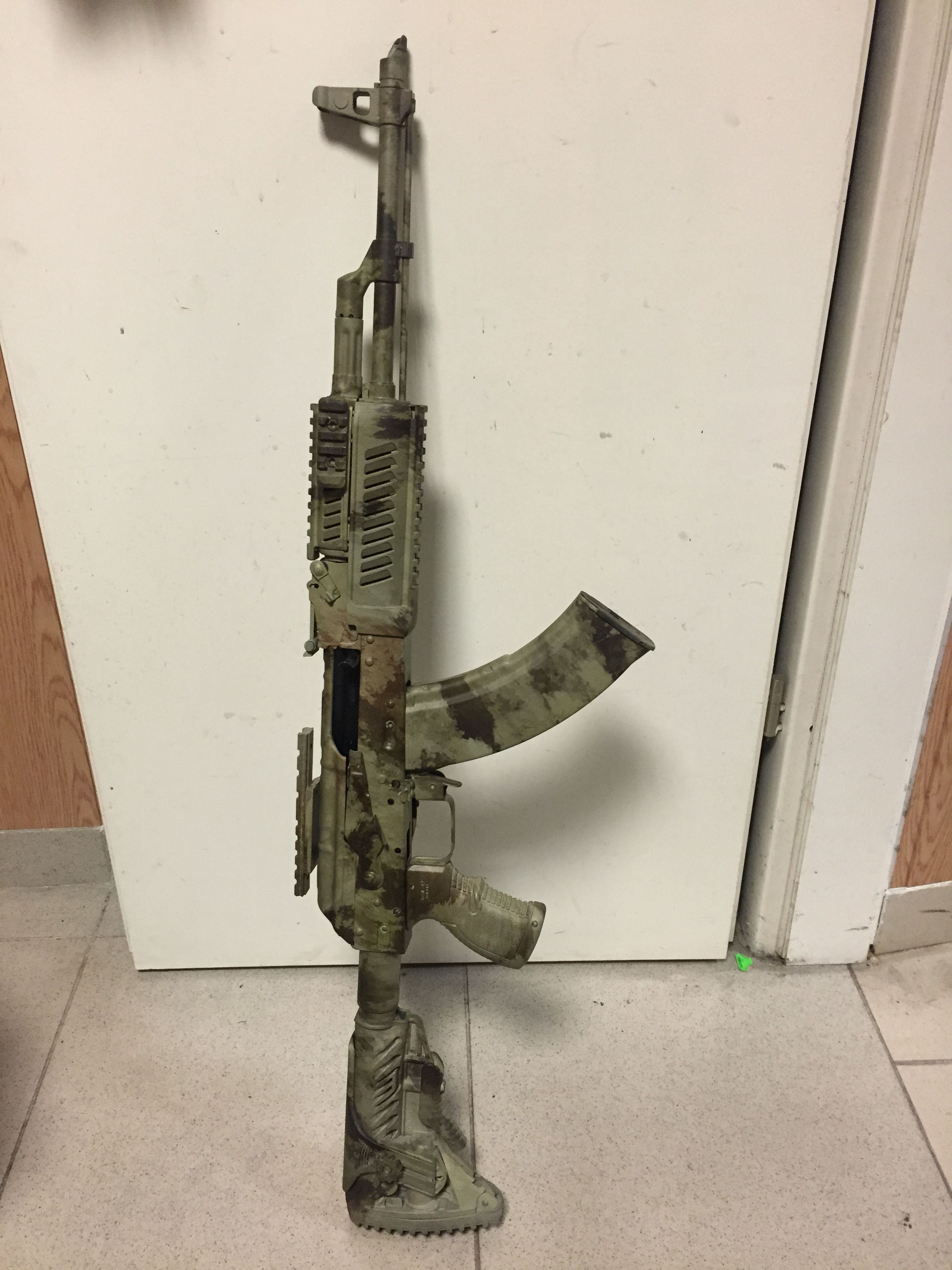 ak 47 with rail camoflauge dream firearms pinterest ak 74