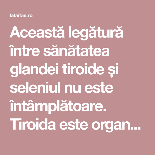 Hipertiroidism : Simptome, diagnostic, tratament | Bioclinica