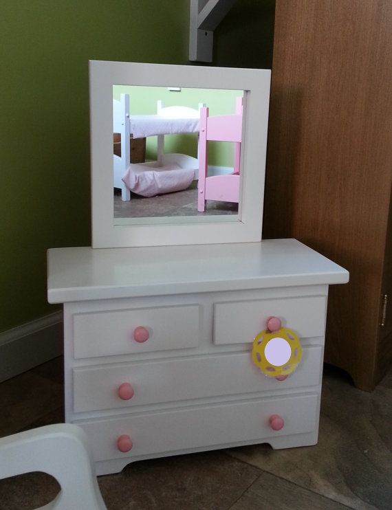 Wooden Dresser W Mirror S Doll Clothes 12 14 16 18 Dolls Wooden Dresser W Mirror S Doll Clothes 12 14 16 18