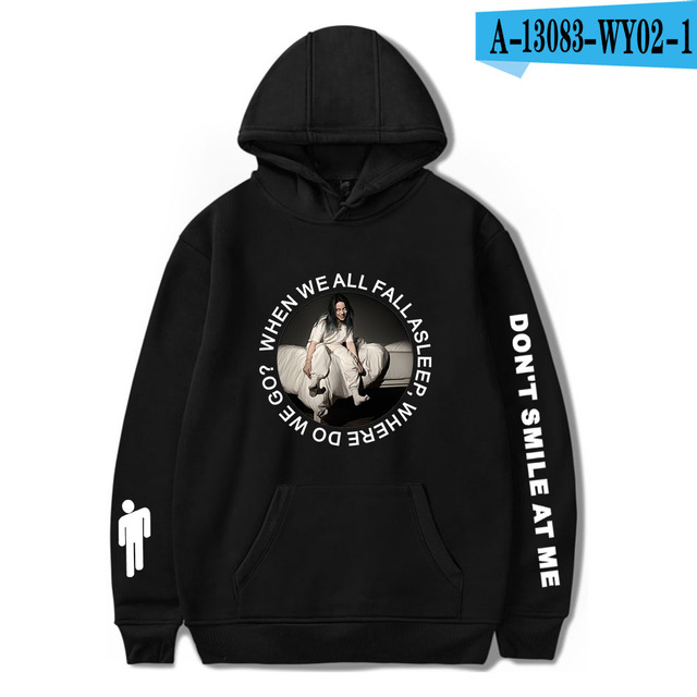 Billie Eilish Hoodie Sweatshirt Kapuzenpullover Graphic Sweat Pullover Unisex