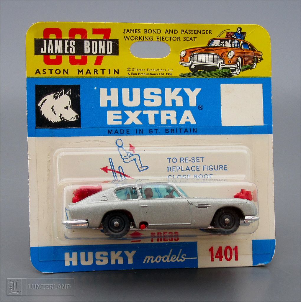 HUSKY EXTRA (CORGI) 1/43rd James Bond DB5 from the film \ HUSKY EXTRA (CORGI) 1/43rd James Bond DB5 from the film \