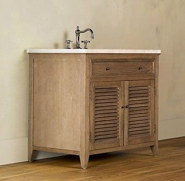Shutter Single Vanity Sink Base Bathroom Sinks Restoration Shutter Single Vanity Sink Base Bathroom Sinks Restoration Hardware