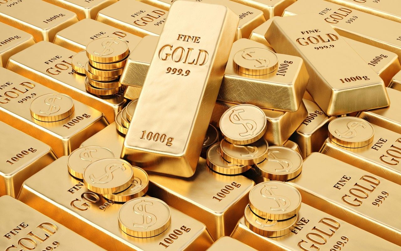 Lingotes De Oro Y Monedas Fondos De Pantalla Lingotes De Oro Y Monedas Fotos Gratis Lingotes De Oro Joyas De Diamantes Oro