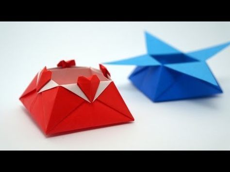 お洒落で簡単 折り紙のハートの折り方 作り方選 Handful Origami Love Origami Box Valentines Origami