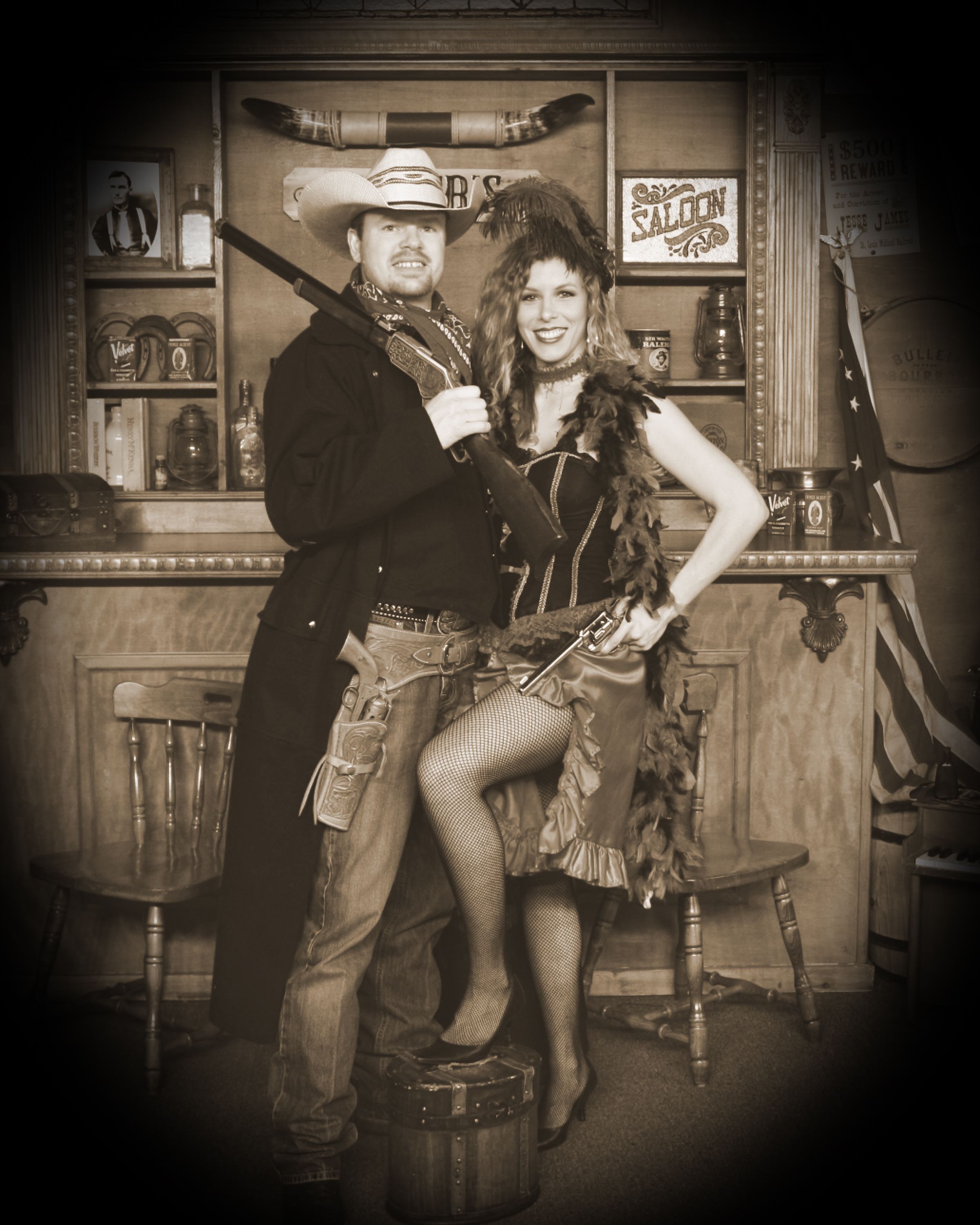 The Gunfighter And His Lady In The Wild Wild West Old Time Photos the-gunfighter-and-his-lady-in-the-wild-wild-west-old-time-photos