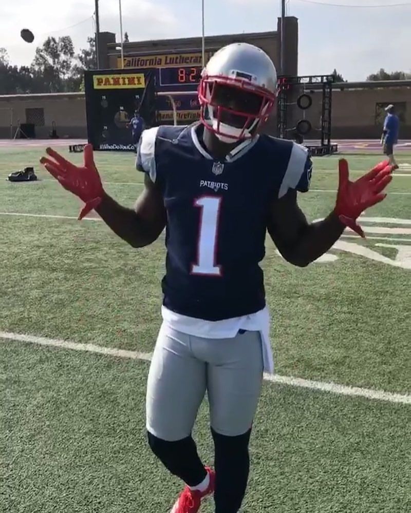 sony michel jersey number