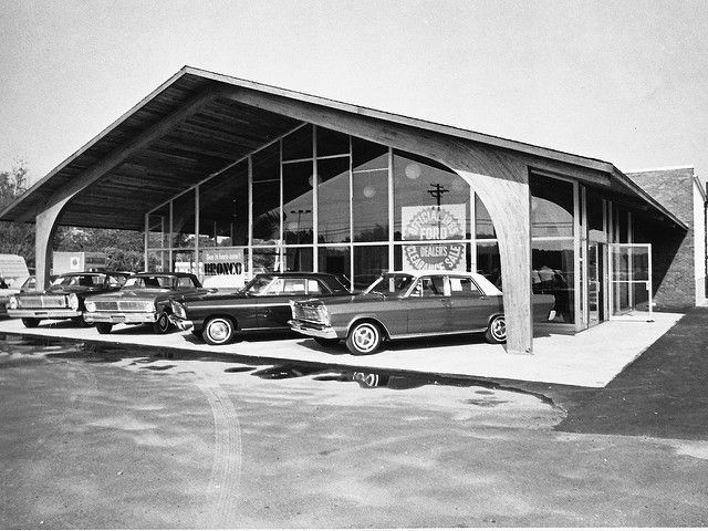 Paul Clark Ford, Brockton MA, 1965 New Facility | Old gas ... Paul Clark Ford, Brockton MA, 1965 New Facility | Old gas ...