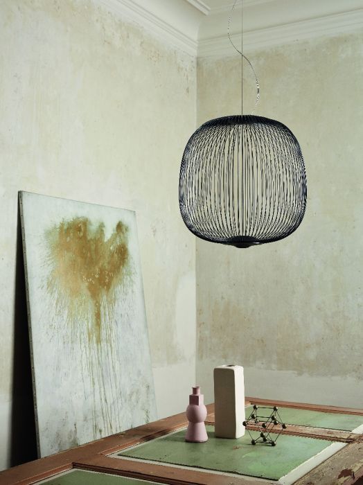 Spokes 2 large hanglamp graphite Foscarini | Slijkhuis Interieur ... Spokes 2 large hanglamp graphite Foscarini | Slijkhuis Interieur ...