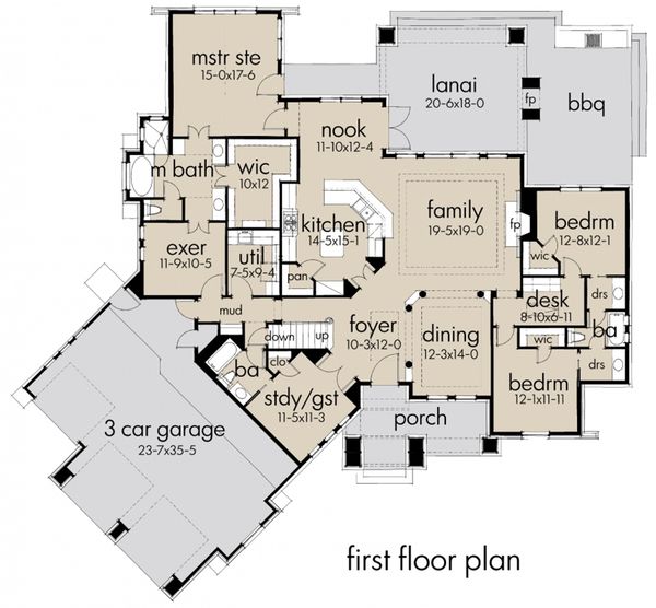 Exclusive 4 Bedroom House Plans 347hg Preliminary House Plan Set House Plans Australia Bedroom House Plans House Plans For Sale