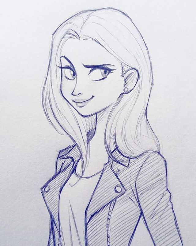 25+ Best Looking For Cute Cartoon Girl Sketch