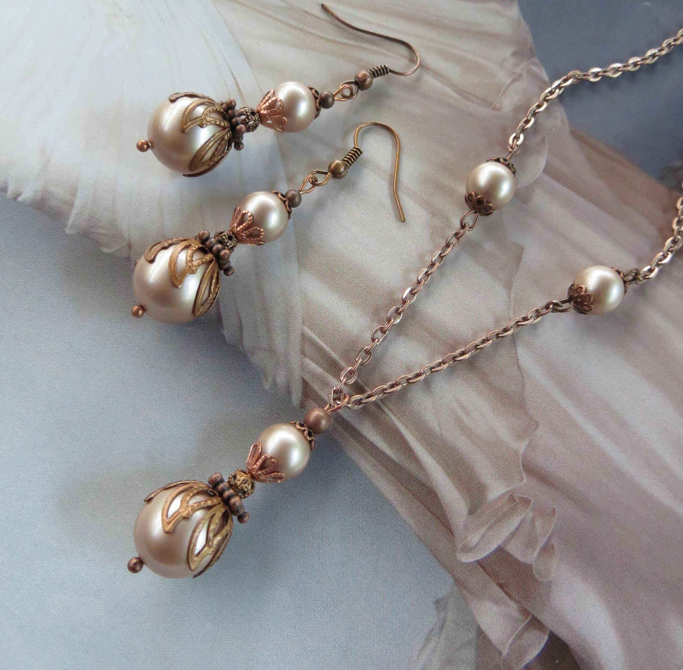 Pearl Necklace And Earrings Vintage 1960s Jewelry Vintage Pearl Set Pearl Necklace Pearl Earrings Pearl Pearl Jewelry Sets Faux Pearl Necklace Faux Pearl